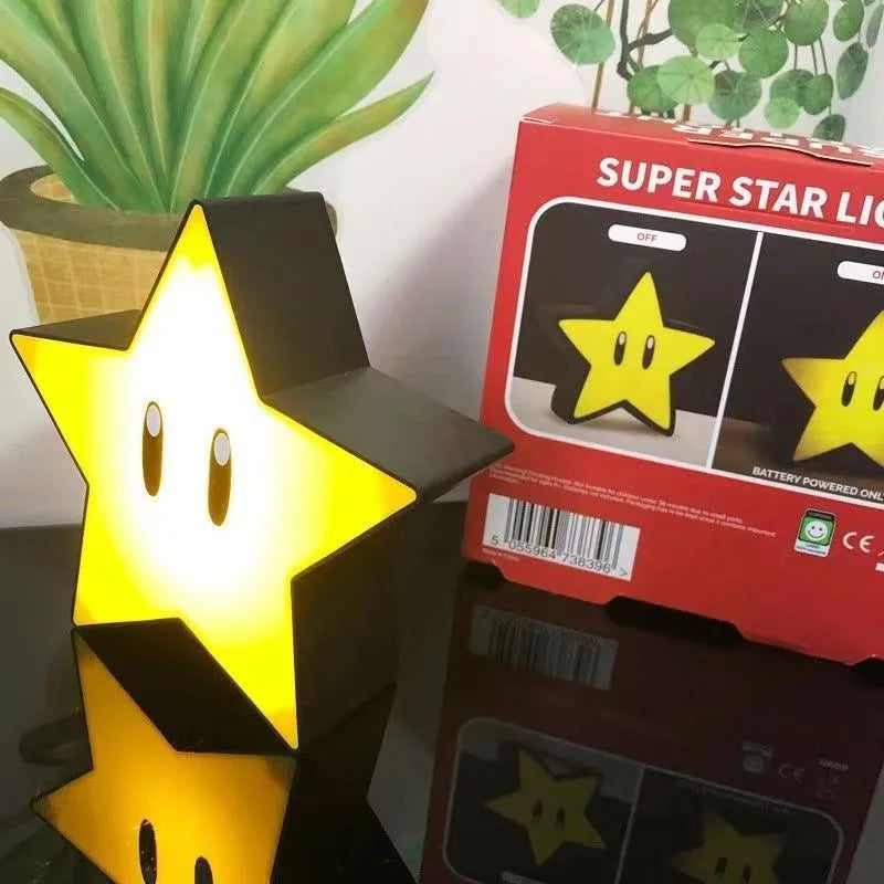 same type of voice charging USB induction Mario question mark light creative night light overhead childhood game light