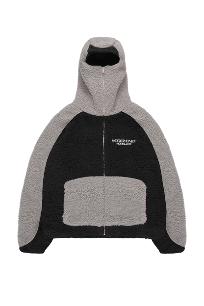 Sudadera con capucha Y2K con cremallera para hombre, ropa de nueva moda, sudadera con capucha de gran tamaño con empalme de color sólido, camisetas estilo punk hip hop, ropa de calle