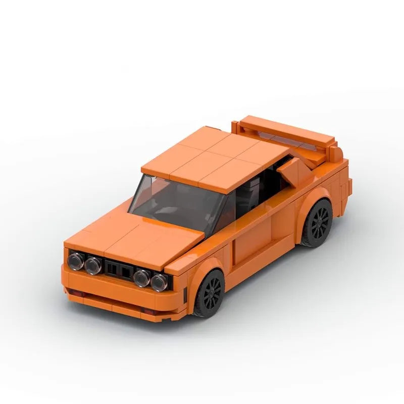 Bricklink Technical Car City Speed Champions M3 E30 E36 E46 GTR 635CSi 850CSi Vehicles Sets Building Blocks Toys Children Gift
