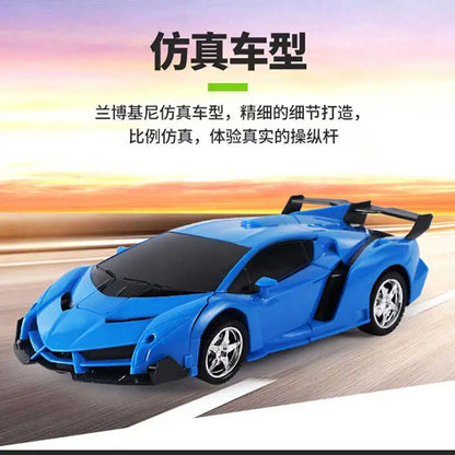 BGTOY RC Car 4WD Remote Control Deformation Robot Car Boy Anime Model Transformation 20CM Action Figures For Kids Toys Gifts