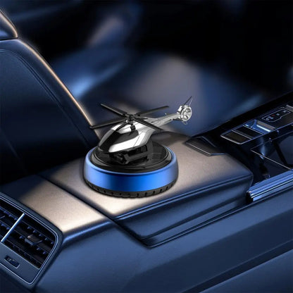 Ambientador solar para coche, helicóptero, difusor de aromaterapia con fragancia duradera, adorno para accesorios de coche