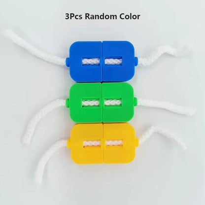 3PCS Broken Rope Restoration Close-up Magic Trick Children's Novelty Prop Toy Finger Easy Operate Kids Street Magician Tricks