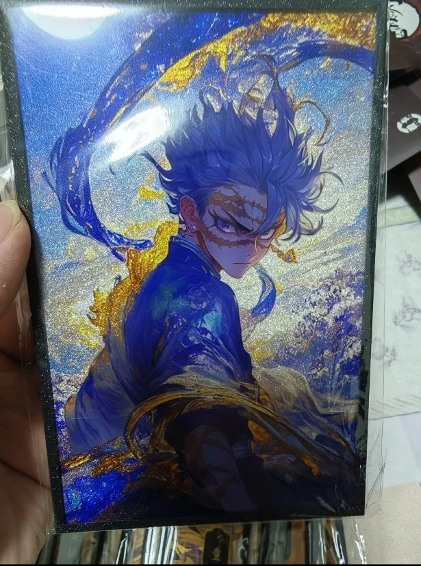 Anime Demon Slayer Kamado Nezuko Kochou Shinobu Rengoku Kyoujurou Kanroji Mitsuri Collection Cards Birthday Gift Children's Toys