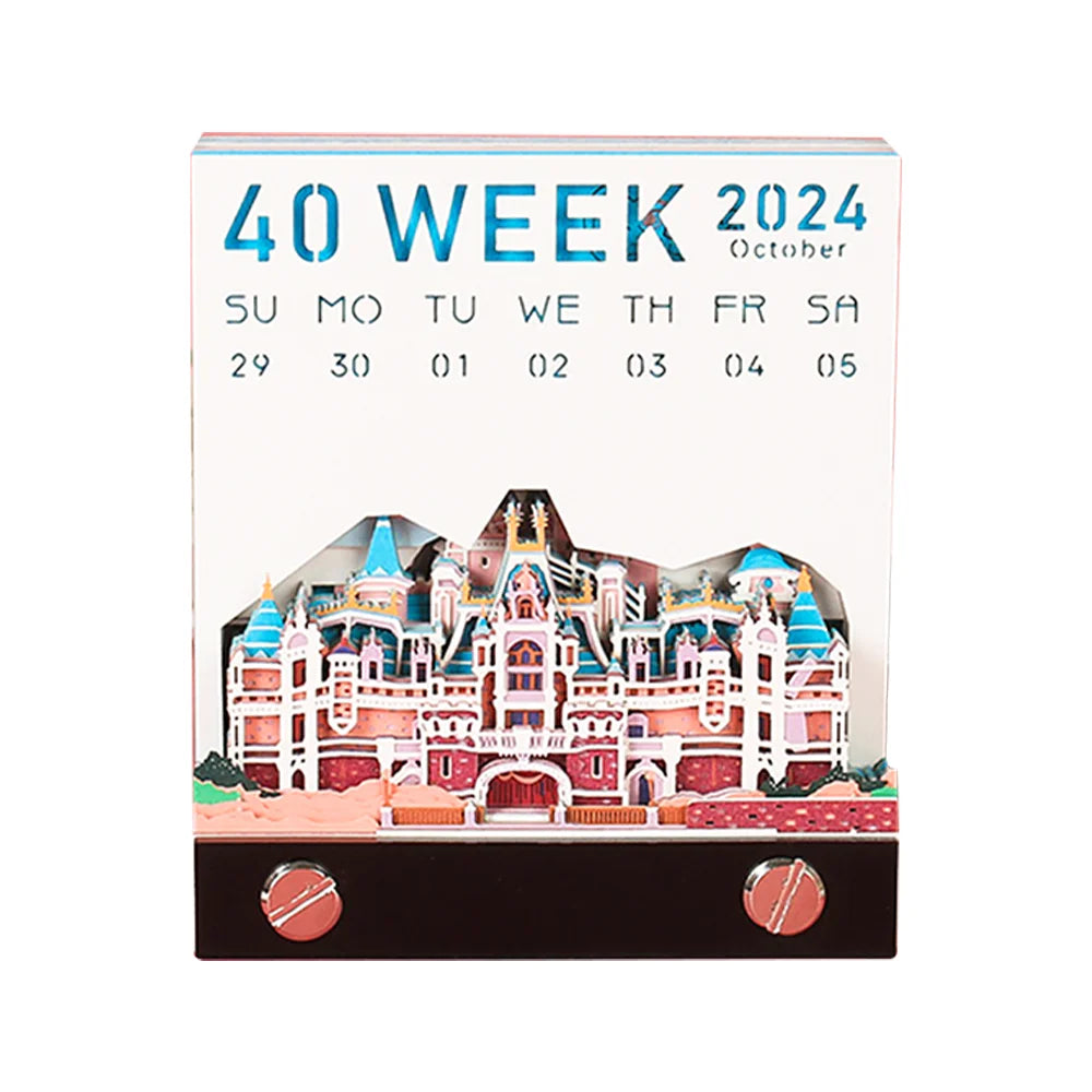 Table Calendar Tear Off Sticky Note Omoshiroi Block Custom 3D Memo Pad Notepad Christmas Funny Novelty Gifts For Children Kids