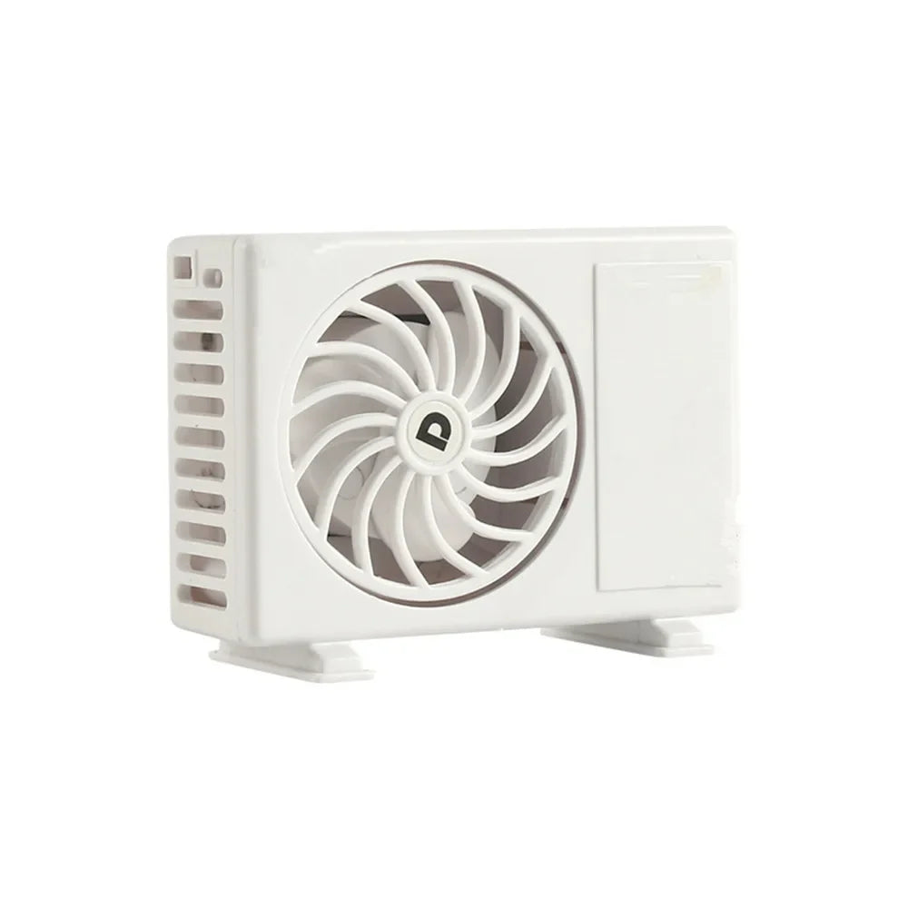Solar Mini Air Conditioning Model Decorative Car Vehicle Air Outlet Car Ornaments Car Interior Accessories