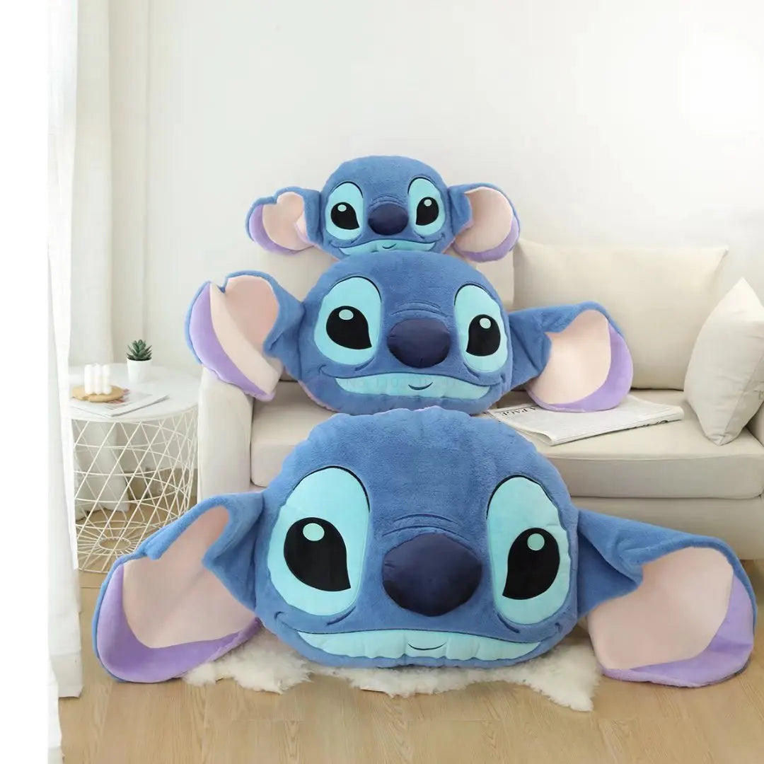 45/75/108cm Disney Stitch Kawaii Plush Toy Stuffed Animal Doll Double Sided Cushion Pillow Cartoon Room Cute Decor Anime Peluche