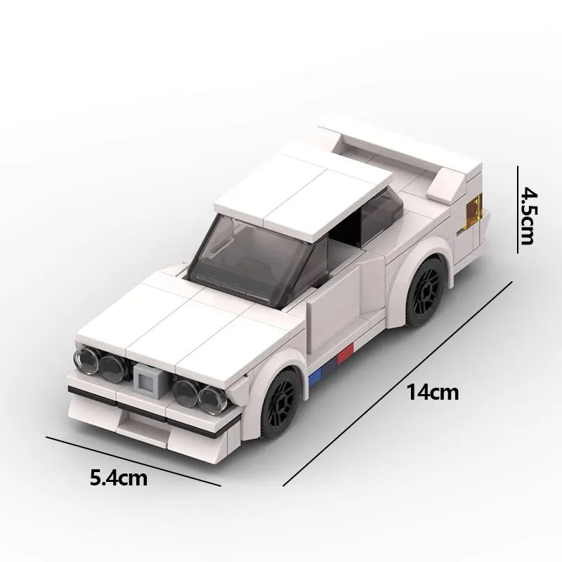 Bricklink Technical Car City Speed Champions M3 E30 E36 E46 GTR 635CSi 850CSi Vehicles Sets Building Blocks Toys Children Gift