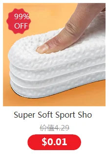1Pair Height Increase Insole for Feet 3cm 5cm 7cm 9cm Variable Height Shoes Insoles Men Women Air Shock Absorbing Shoe Pads