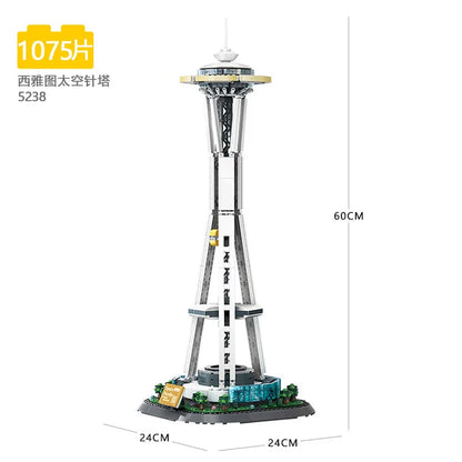 Wange Blocks World Architecture Building Bricks Castle Villa House Big Ben Church DIY Toys for Man Gifts Girl Adult Present
