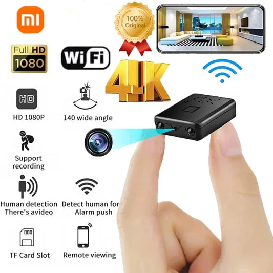 Mini cámara Xiaomi Full HD 4K WiFi 5G Visión nocturna Monitoreo de seguridad remoto Protección del hogar Grabadora de video a prueba de agua