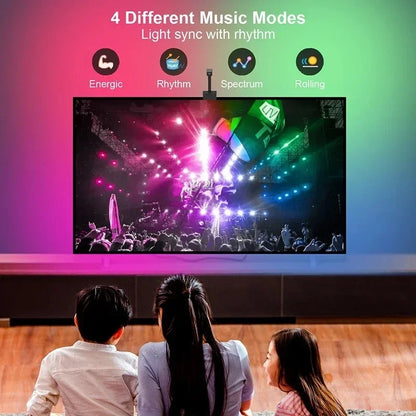 Smart Tv Led Lighting Strip Camera Screen Synchronization 5V Usb 5M 3.8M Rgb Led Light Strip App Control Ambilight Tv Backlights