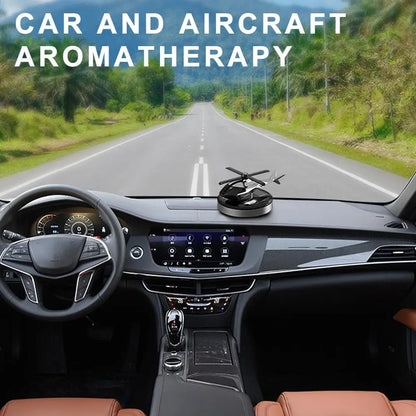 Solar Car Air Freshener Helicopter Propeller Fragrance Decor Flavoring Supplies Accessories Original Perfume Diffuser Inter X0L1