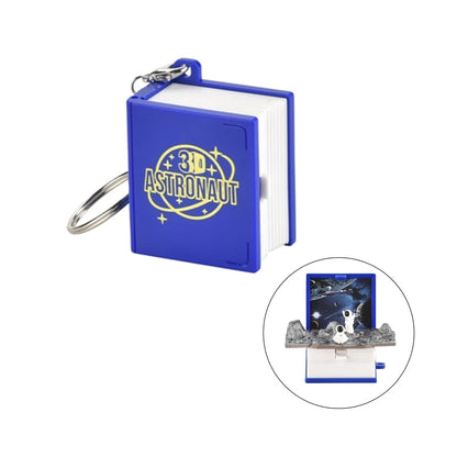 3D Mini Football Basketball Fold Book Keychain Toys Anxiety Stress Relief Toys Sensory Toys Birthday Gift Backpack Keychain
