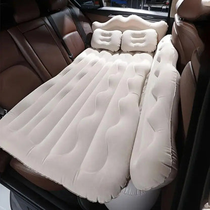 Cama inflable portátil para viajes en automóvil de 174*126 cm, colchón para acampar al aire libre, colchón de aire plegable trasero para automóvil, accesorios para automóvil