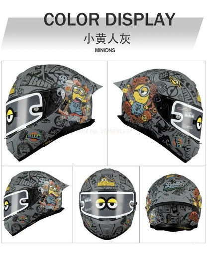 Sanrio Kuromi Cartoon Motorcycle Helmet Fashion Hello Kitty Scooter Helmet Cute High Quality Cute Helmet Four Seasons Gift