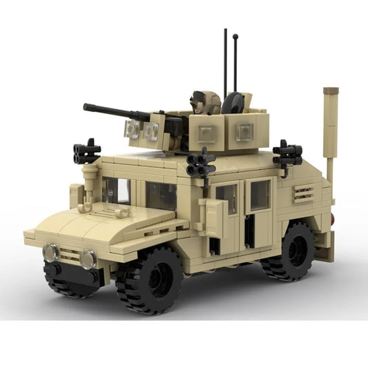 New Technical Tank Military WW2 USA army HUmmer M1114 Tank Fighting Vehicle Building Blocks Bricks Toys For Kids Birthday Gifts