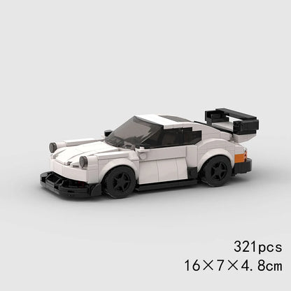 Racing Car City Speed Champions Sports Model Building Blocks DIY Bricks MOC Toy Classic Rally Super Racers Vehicle f1 technique