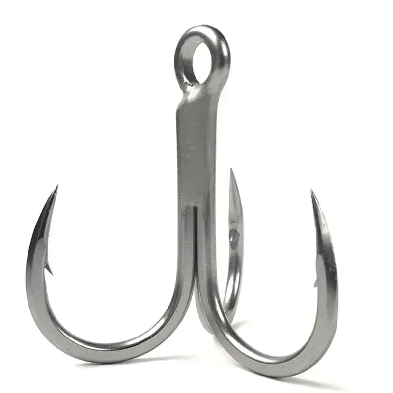 Raptor-Z 6071-4X-HG Treble Fishing Hooks #5/0-#4 Sea Fishing Accessorie Anti-Rust Coating Triple Anchor Hooks For Carp Pesca