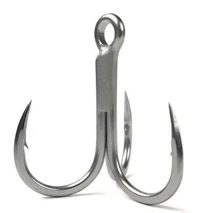 Raptor-Z 6071-4X-HG Treble Fishing Hooks #5/0-#4 Sea Fishing Accessorie Anti-Rust Coating Triple Anchor Hooks For Carp Pesca
