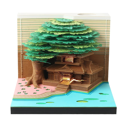 Table Calendar Tear Off Sticky Note Omoshiroi Block Custom 3D Memo Pad Notepad Christmas Funny Novelty Gifts For Children Kids