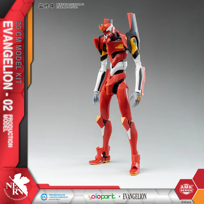 Figuras de juguete EVANGELION de Neon Genesis de YOLOPARK, serie AMK EVA -00 01 02, modelo de producción de 20 cm, juguetes para niños y adultos