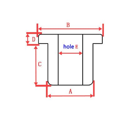 5-50mm Through Hole Silicone Rubber Wiring Grommets Round Blanking O-ring Gasket Computer Desk Cable Grommets Outlet Ring Coil