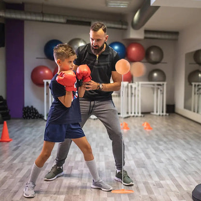 Boxing Reflex Ball Boxing Speed Bag Boxing Training Equipment Sports Trainer Hand-Eye Coordination Workout Kit For Kids Adults