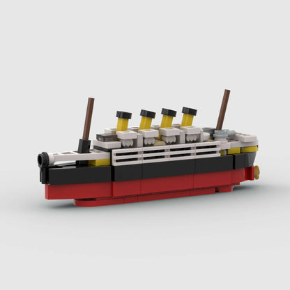 Titanic Break In Half RMS Cruise Sank Building Blocks Moc Ship Boat 3D Plastic Model DIY Steamboat Gifts Kids Toys City Movie