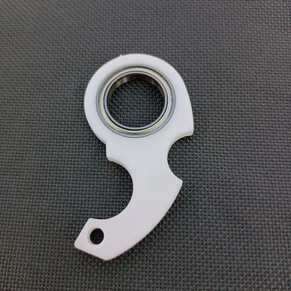 Alivia el aburrimiento Llavero Fidget Spinner Luz noctilucente Moderno Llavero giratorio con punta de dedo Creativo Anti-Ansiedad