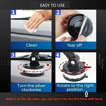 VIKEFON 360 Rotate Universal Car Phone Holder Moblie Windshield Mount Stand For iPhone Samsung HandFree Driving Car Phone Holder