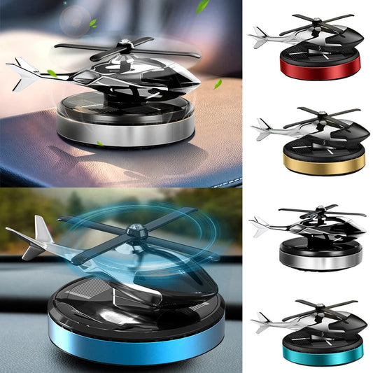 Solar Plane Car Air Freshener Car Fragrance Perfume Fresh Vent Air Aromatherapy Dashboard Handrail box Decoration Aroma Diffuser
