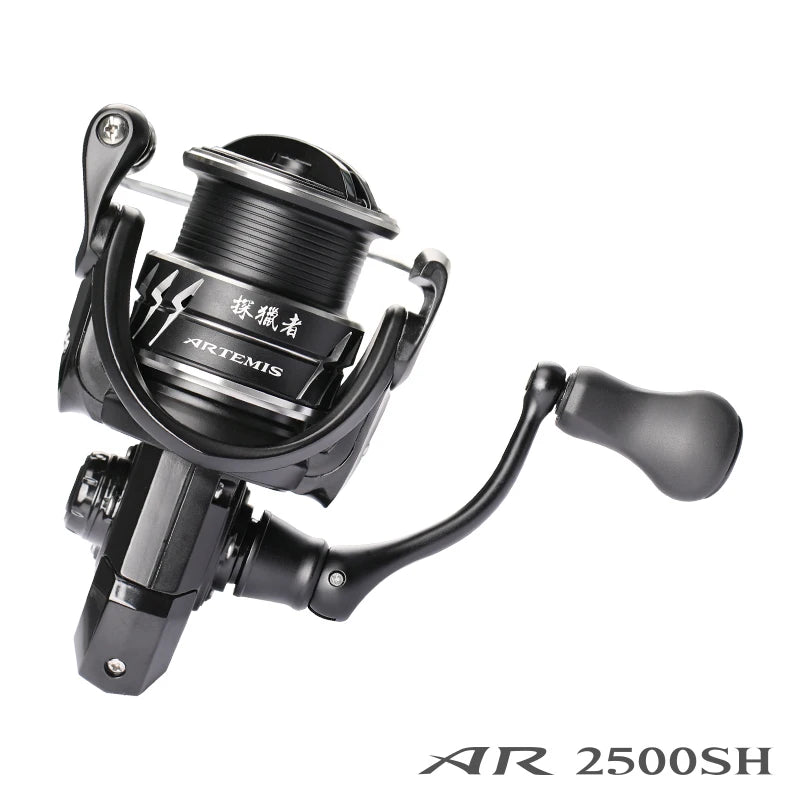 TSURINOYA NEW Spinning Fishing Reel ARTEMIS 800 1500S 2500SH 3000SH Shallow Spool Versatile Long Casting Reel High Speed Wheel