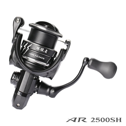 TSURINOYA NEW Spinning Fishing Reel ARTEMIS 800 1500S 2500SH 3000SH Shallow Spool Versatile Long Casting Reel High Speed Wheel