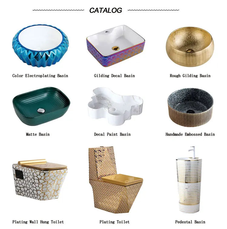 Bathroom toilet bowl gold color wc golden toilet seat ceramic commode