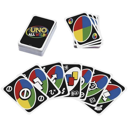 ONE FLIP! Board Games Playing Cards UNO Harry Narutos TOTORO Christmas Card Table Game for Children Adults Kid Birthday Gift Toy