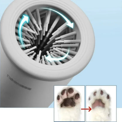 Rechargeable Electric Dog/Cats Paw Washer Pet Automatic Foot Wash Pedicure Cup Foot Cleaning Brush Washing Tools Dog Supplies