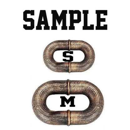 Pet traction rope, hollow plastic simulation iron chain, internet-famous funny and amusing props