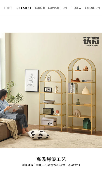 Rack Multi-purpose Shelf Shelves Storage Modern Furniture Living Room Cabinets Organizer Display Stand Library Book Libreros