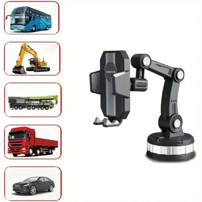 VIKEFON 360 Rotate Universal Car Phone Holder Moblie Windshield Mount Stand For iPhone Samsung HandFree Driving Car Phone Holder