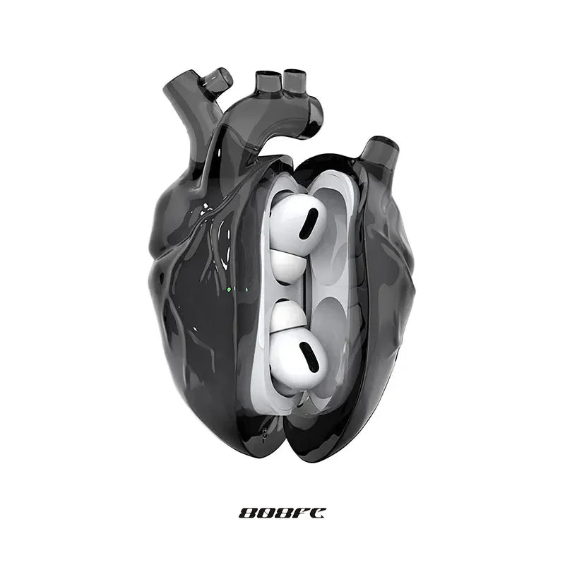 Airpods Pro Case Cover Original Custom Pink Heart Silica Protective Case for AirPods3 Personalized Earphone Accessories Y2k Gift