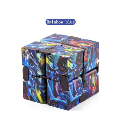 Starry Sky Infinity Cube Square Puzzle Toys Relieve Stress Hand Game Four Corner Maze Toys Children Adult Decompression fidget