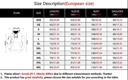 2024 New Men's Hooded Sweater Spring and Autumn Coat anime Cartoon Fashion Boys' Sweater