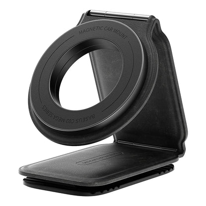 Baseus Car Phone Holder Magnetic Mobile Mount Bracket for Magsafe Foldable Car Phone Holder for iPhone 15 14 13 12 For Samsung