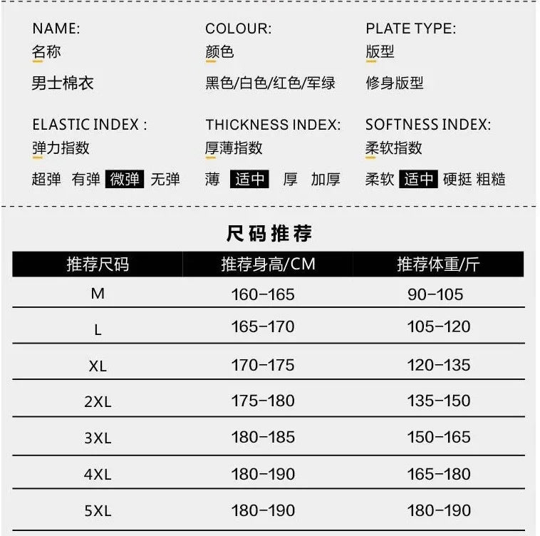 2024 Winter Casual Men's Sports Set 2-piece Set Letter Printed Fashion Brand Jacket+Sports Pants 2-piece Set