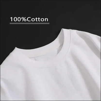 2024 Summer New Sports T-shirt 100% Cotton 2 English Letter Printing High Quality Round Neck Street Clothing Top Casual Clothing