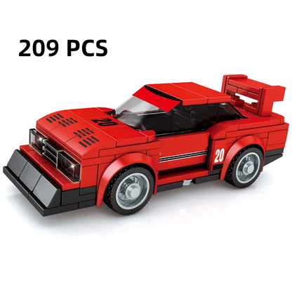 67 models City Racing Car Speed Champions Sports Building Blocks Bricks Classic Rally Super Racers F1 Great Vehicles kits toys