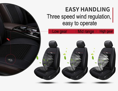 Universal Car Ventilation Seat  Mat Summer Comfortable Breathable Durable 3 Fans Single Cold Pad Multi-Function Cooling Cushions
