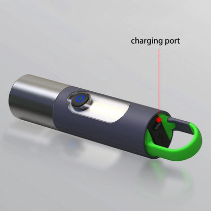 USB Rechargeable Flashlight for Camping Hiking Outdoor Emergency Lamp Strong Light LED Torch Portable Charging Pocket Torches