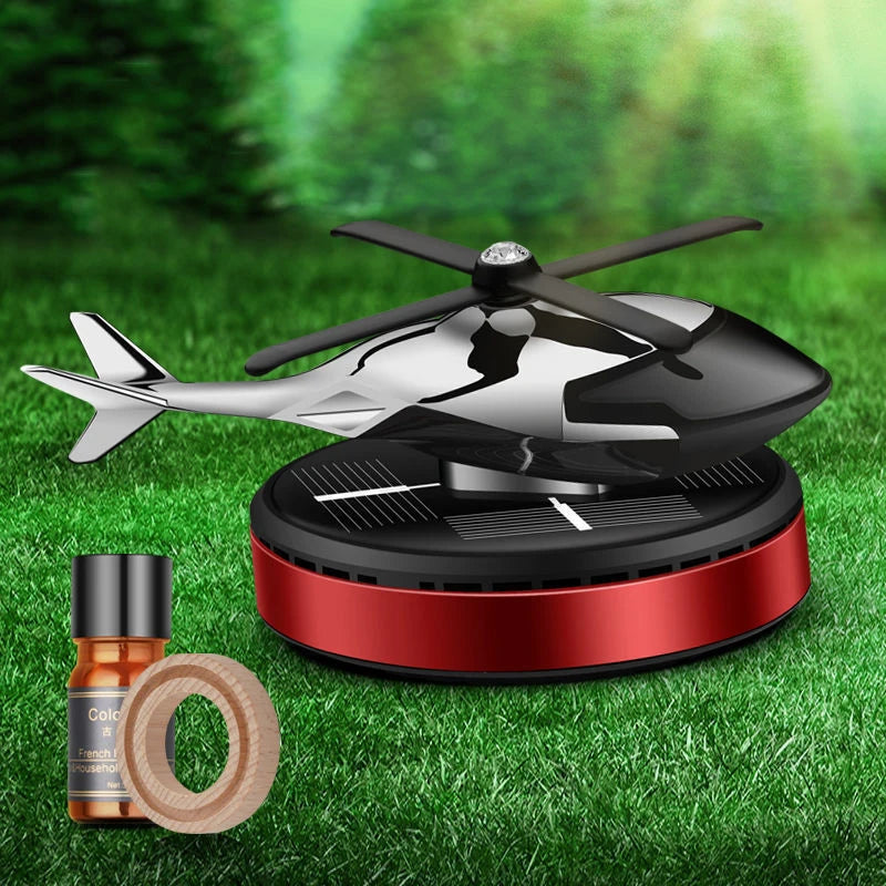 Solar Plane Car Air Freshener Car Fragrance Perfume Fresh Vent Air Aromatherapy Dashboard Handrail box Decoration Aroma Diffuser