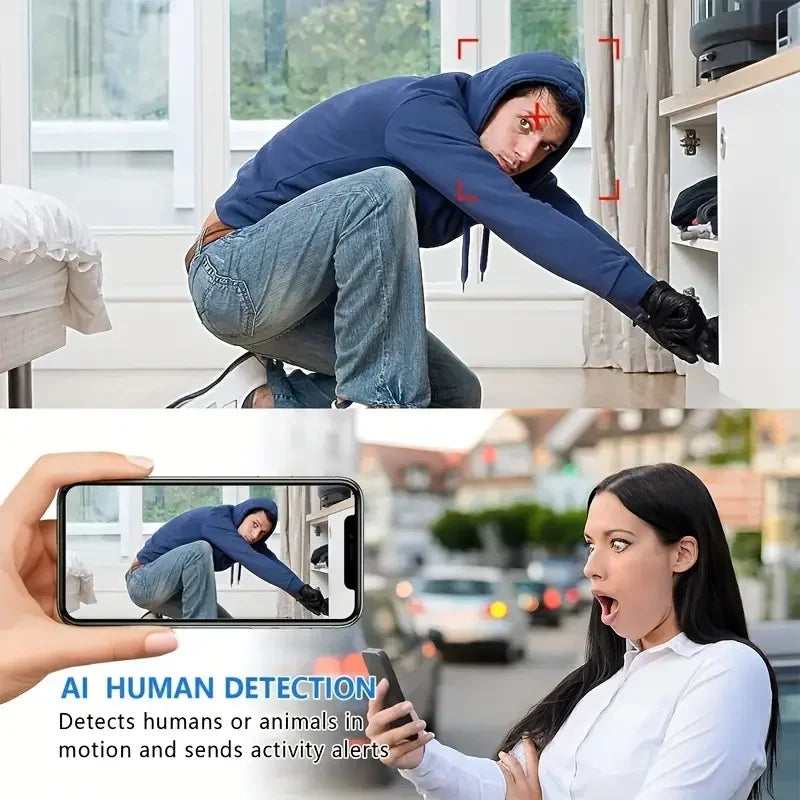 Mini caméra WiFi 1080P Surveillance Grand Angle Détection Sécurité IP Vision nocturne IR Détection de mouvement Moniteur bébé Vente chaude 2024